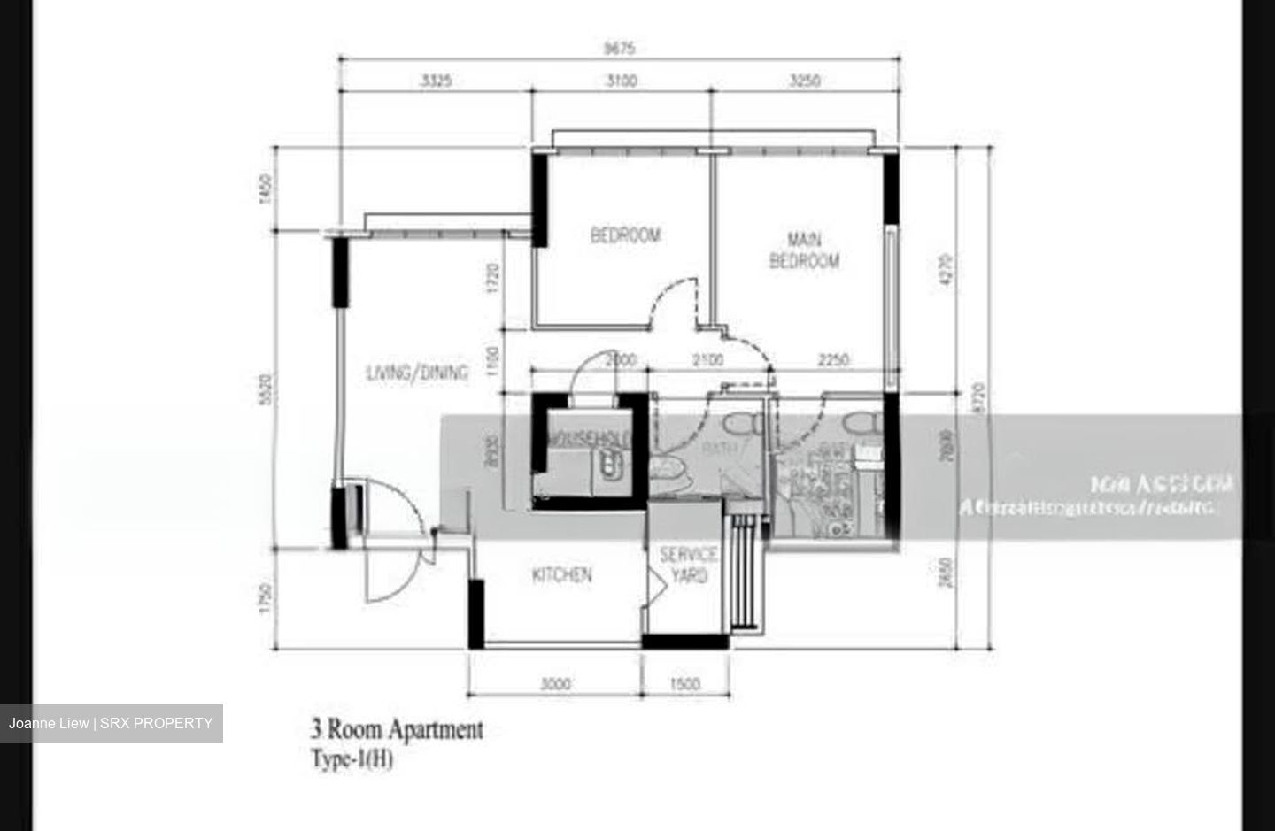 Blk 63 Greentops @ Sims Place (Geylang), HDB 3 Rooms #561987631